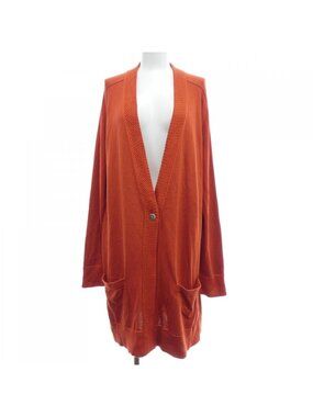 Hermes Long Cardigan Red